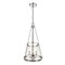 Z-Lite Prescott 3 Light Pendant, Polished Nickel & Clear 341P12-PN - alternate 2